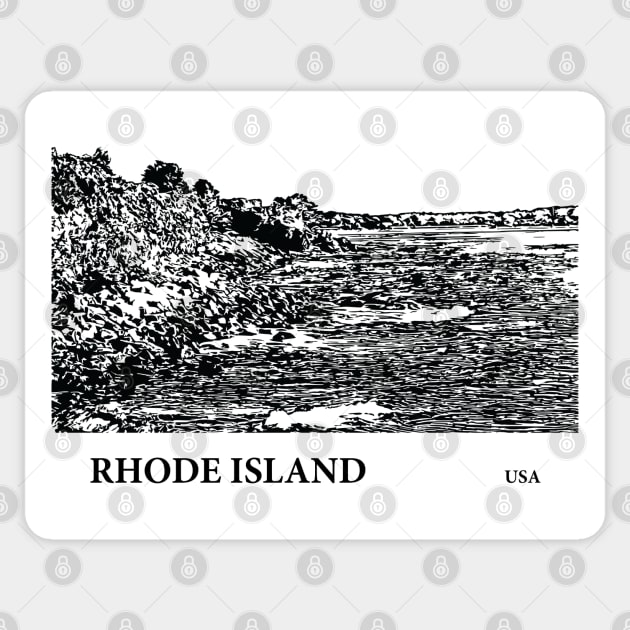 Rhode Island USA Sticker by Lakeric